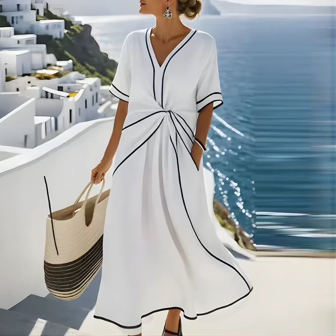 Cassia™ | Elegant Smickrande Klänning